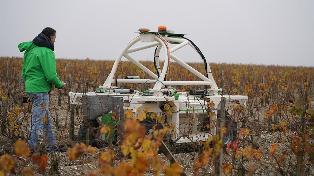 Outside Insight Robot vineyard